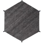 Gabrielle - filet de protection rond pour trampoline, mat�riau en maille pp durable, facile � installer, ...