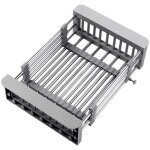 Gabrielle - gouttoir  vaisselle extensible, panier d'vacuation tlescopique en acier inoxydable, gouttoir ...
