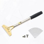 Gabrielle - grattoir plaque vitroc�ramique avec 10 lames en acier au carbone 320mm, grattoir peinture, ...