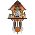 Gabrielle horloge coucou salon horloge murale oiseau coucou rveil mur nordique rtro en bois salon maison ...