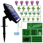 Gabrielle - kit arrosage automatique solaire pour jardin, systeme arrosage automatique goutte a goutte ... Gabrielle - kit arrosage automatique solaire pour jardin, systeme arrosage automatique goutte a goutte ...