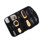 Kit de cirage pour chaussures en cuir lisse avec brosses brillantes et brosse en daim - protection trs ...