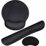 Gabrielle - kit de repose poignet clavier, tapis souris ergonomique avec repose poignet tapis antidrapant ...