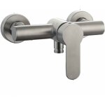 Gabrielle mitigeur de douche mural en acier inoxydable pour eau froide et chaude