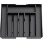 Gabrielle - organisateur de couverts, organisateur de couverts extensible pour tiroirs de cuisine, support ...