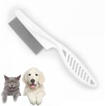 Gabrielle - peigne anti - puces pour chats et chiens, peigne  poils longs pour puces, tiques, taches ...
