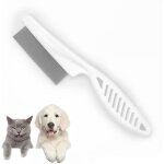 Gabrielle - peigne anti - puces pour chats et chiens, peigne  poils longs pour puces, tiques, taches ...