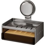 Gabrielle - porte - savon � ventouse, sans per�age, montage mural, charge maximale 2 kg, porte - savon ...