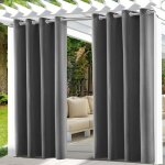 Gabrielle - rideaux d'extrieur impermables, lot de 2 rideau pour pergola  oeillets en haut, rideau ...
