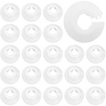 Gabrielle - rosace radiateur 30pcs rosace radiateur plastique 16 mm cache radiateur blanc pour diam�tre ...