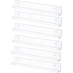 Gabrielle - tagres flottantes pour disques vinyles, lot de 6 tagres murales en acrylique clair 38 ...