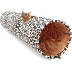 Gabrielle tunnel chat pliable avec 2 trous et boule pour chats chatons lapins cochon d'inde 12025cm beige ... Gabrielle tunnel chat pliable avec 2 trous et boule pour chats chatons lapins cochon d'inde 12025cm beige ...
