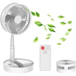 Gabrielle - ventilateur silencieux avec télécommande eco mode rechargeable de 7200 mah 4 vitesses minuterie ... Gabrielle - ventilateur silencieux avec télécommande eco mode rechargeable de 7200 mah 4 vitesses minuterie ...