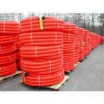 Gaine annelee d40 rouge lg 50m polypipe 2128 Gaine annelee d40 rouge lg 50m polypipe 2128