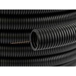 Gaine ondulée avec pilote pour câbles 16 mm 50 m noire Gaine ondulée avec pilote pour câbles 16 mm 50 m noire