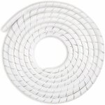 Gaine spirale flexible universel 6mm, kit de cble rangement 1 pack de tube d'enroulement de cble en ...