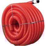 Gaine tcp rouge �40 en bobine de 50 m�tre avec tire - fil - hegler