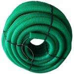 Gaine tcp vert 40 en bobine de 25 mtre avec tire - fil - hegler