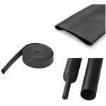 Gaine thermorétractable 2:1 noire en polyoléfine simple paroi sans colle protection isolation imperméable ... Gaine thermorétractable 2:1 noire en polyoléfine simple paroi sans colle protection isolation imperméable ...