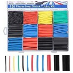 Gaine thermor�tractable 750 pi�ces, tube de c�ble thermor�tractable � isolation �lectrique, rapport de ...