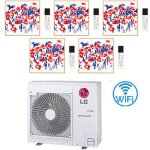 Galerie de photos du climatiseur lg artcool r32 penta split inverter 9000 + 9000 + 9000 + 9000 + 9000 ...