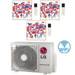 Galerie de photos du climatiseur lg artcool r32 trial split inverter 9000 + 9000 + 12000 btu avec u. ...