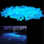 Galets de jardin phosphorescents, pierres et cailloux pour la d�coration de la cour et des all�es, pierres ...