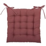 Galette de chaise anjali prune 38x38cm atmosphera cr�ateur d'int�rieur