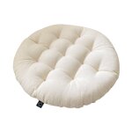 Shmshng - galette de chaise en coloris blanc - dim : 40 x 40 x 6 cm