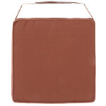 Galette de chaise korai acajou 40x40cm - hesp�ride