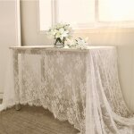 Galozzoit - nappes, nappe en dentelle rectangulaire - 150 x 300 cm, accessoires vestimentaires pour robe ... Galozzoit - nappes, nappe en dentelle rectangulaire - 150 x 300 cm, accessoires vestimentaires pour robe ...