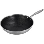 Gam'hotel - wok 32cm triplex -  blacksteel