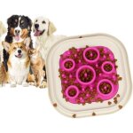 Gamelle d'alimentation lente anti ballonnements pour petits, moyens grands chiens et chats, gamelle anti ...