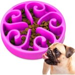 Gamelle anti glouton chat ou chien, plateau interactif pour viter l'anxit, pour petits animaux de ...