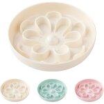 Gamelle anti glouton chat m�lamine - bol florale pour alimentation lente avec base antid�rapante - gamelle ...