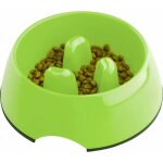 Gamelle anti glouton pour chien chat, gamelle alimentation antiderapante qui favorise une prise de nourriture ...