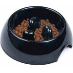 Gamelle anti glouton pour chien chat, gamelle alimentation antiderapante qui favorise une prise de nourriture ...