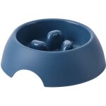 Gamelle anti glouton pour chien chat, gamelle alimentation antiderapante qui favorise une prise de nourriture ...