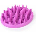 Gamelle anti glouton pour chien et chat �vite de manger trop vite (violet)