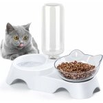Heytea - gamelles pour chat, abreuvoir et alimentateur automatique pour chats, distributeur croquettes ...