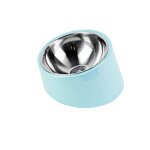 Gamelle pour chien et chat, gamelle incline antidrapante, moderne et lgante, support en mlamine ...