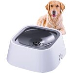 Gamelle d'eau flottante pour animal domestique, 1, 5 l, distributeur d'eau lente sans d�versement, anti ...