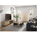 Gami trust ensemble meuble tv et table basse ch�ne noir