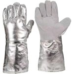 Gants de barbecue, gants en tissu d'aluminium r�sistant � la chaleur, imperm�ables et r�sistants � l'usure, ...