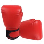 Gants de boxe - - rouge - adulte - pu - 1 paire
