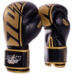 Gants de boxe stormcloud bolt 2. 0 noir / or 14 oz