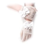 Fei yu - gants de demoiselle d'honneur robe de princesse pour enfants gants en maille avec n?ud performance ... Fei yu - gants de demoiselle d'honneur robe de princesse pour enfants gants en maille avec n?ud performance ...