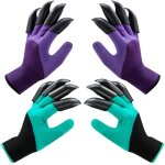 Gants de jardinage avec griffes pour creuser, gants de jardinage respirants et anti - perforation, cadeaux ...