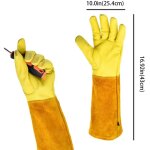 Gants de jardinage pour hommes et femmes, en cuir respirant, r�sistants aux �pines, parfaits comme cadeau ...