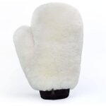 Gant de lavage de voiture 100% laine d'agneau, gant en peau de mouton naturel, haute densit, doux, sans ...